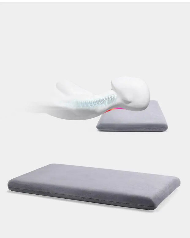 Low pillow cervical spine protection sleep aid