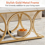 47.24-inch Modern Coffee Tables for Living Room