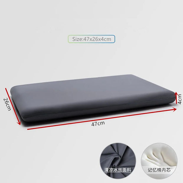 Low pillow cervical spine protection sleep aid