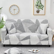 1pc Flower Printed Elastic Sofa Cover