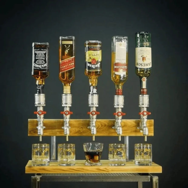 Wooden Liquor Dispenser