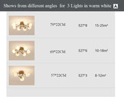 BOTIMI Home Decorative Glass Chandelier