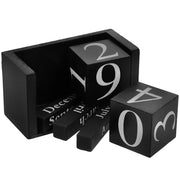 Wooden Block Calendar Elegant Office Desk
