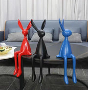 45cm Light Luxury Rabbit Sitting Posture Ornament