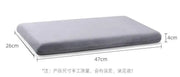 Low pillow cervical spine protection sleep aid
