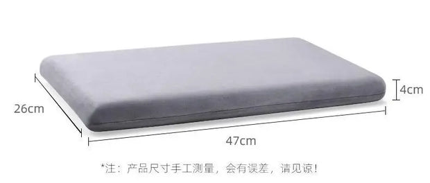 Low pillow cervical spine protection sleep aid