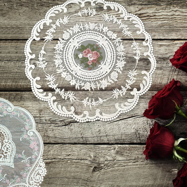 1PC Dinning Table Cover Embroidered Table Cloth