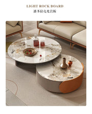 Unique Aesthetic Coffee Marble European  Tables