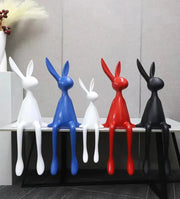 45cm Light Luxury Rabbit Sitting Posture Ornament