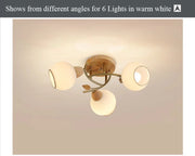 BOTIMI Home Decorative Glass Chandelier