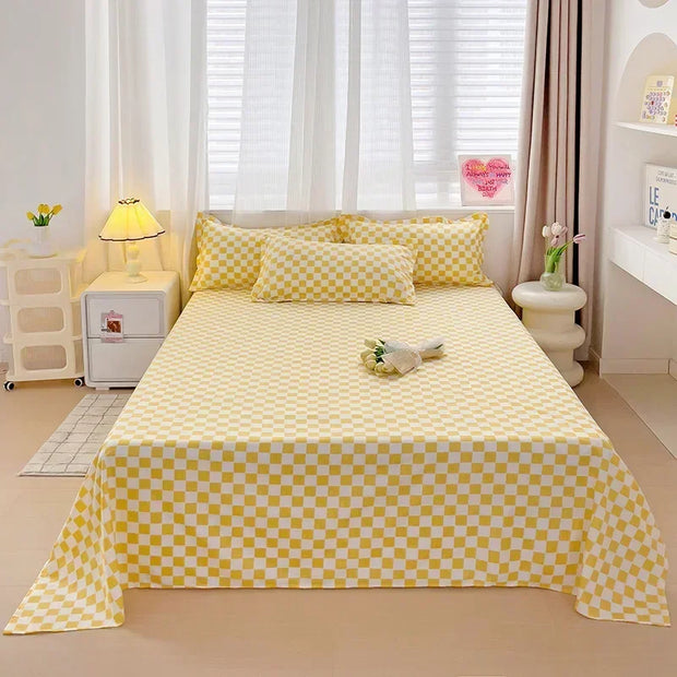 High Quality Soft Home Bed Sheets Linen Queen Size Bedspread