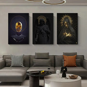 Canvas Painting Santa muerte Saint Death Wall Art