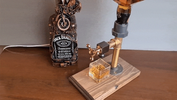 Wooden Liquor Dispenser